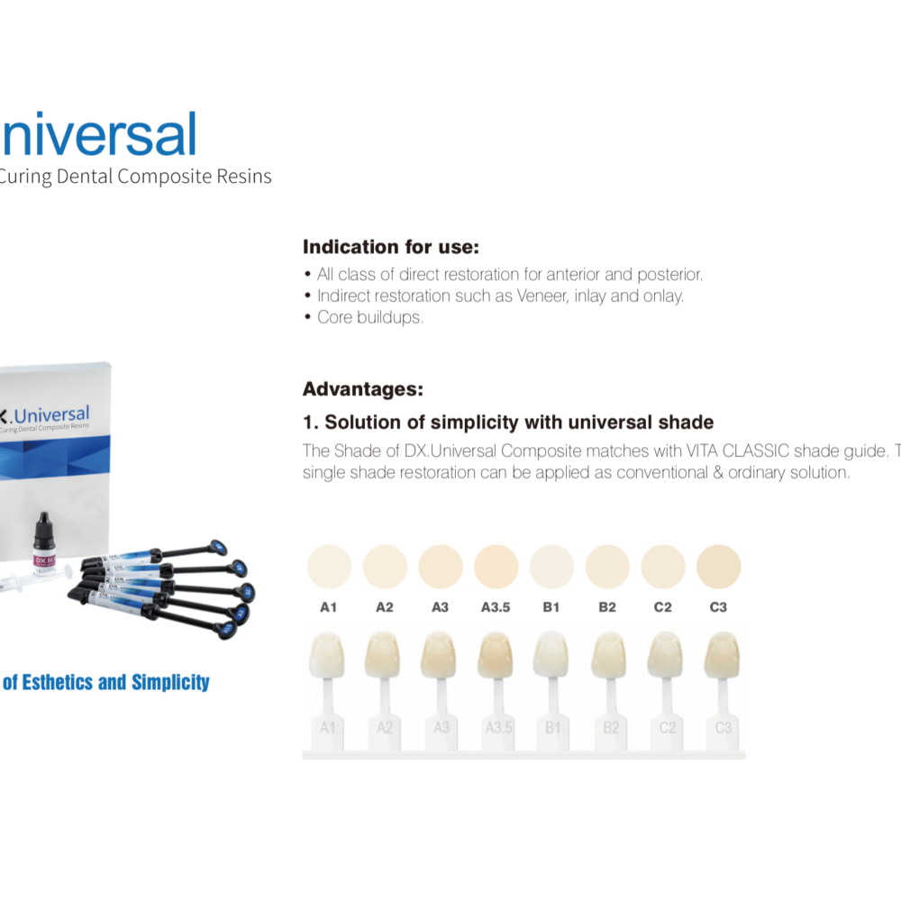 DX universal light cure composite kit